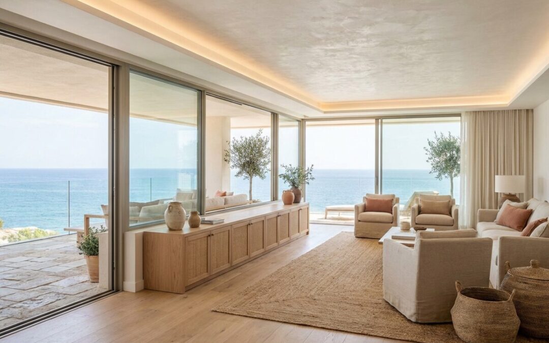 Interiorismo de ático frente al mar en el Grao